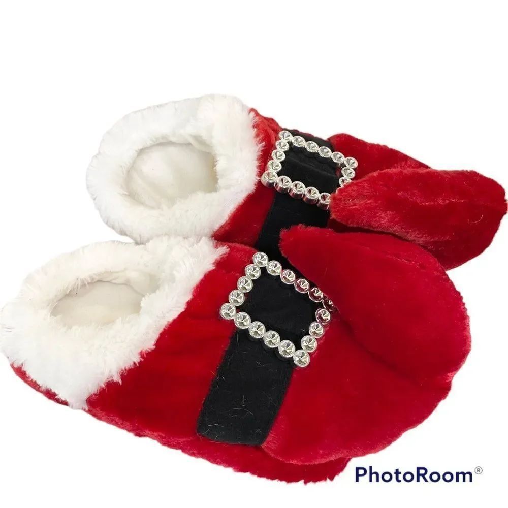 Dan Dee Christmas Mrs. Claus slippers Medium 7-8
